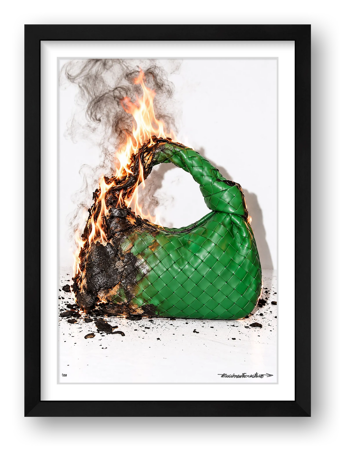 burn Icons - Bottega — framed