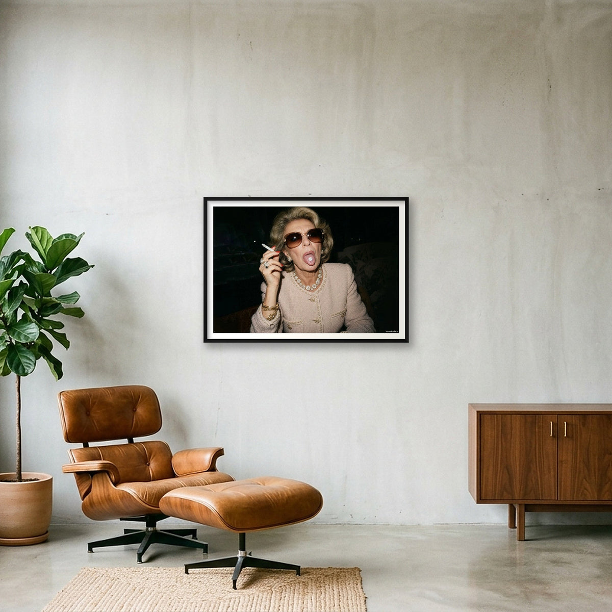 Edizione Limitata - sciura - 09 — 100×70cm, 39×28" Black Frame