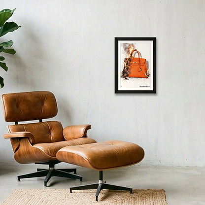 burn Icons - Hermes — A4 (21×30cm, 8×12") Black Frame
