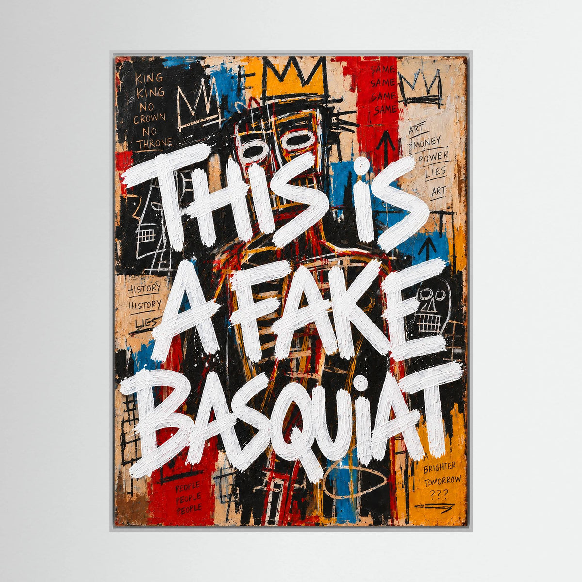 This is a Fake Basquiat